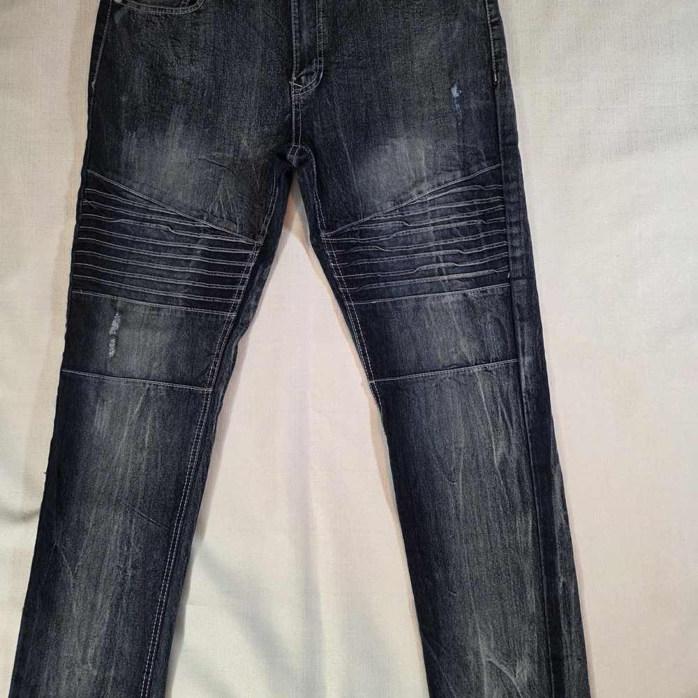 South Pole Distressed Black Skinny Jeans